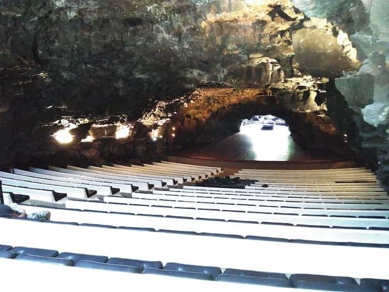 Eggen des Auditoriums der Jameos