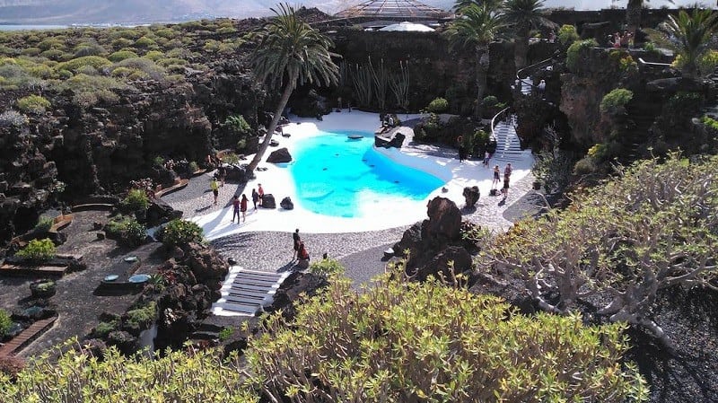 Piscina en Los Jameos del Agua