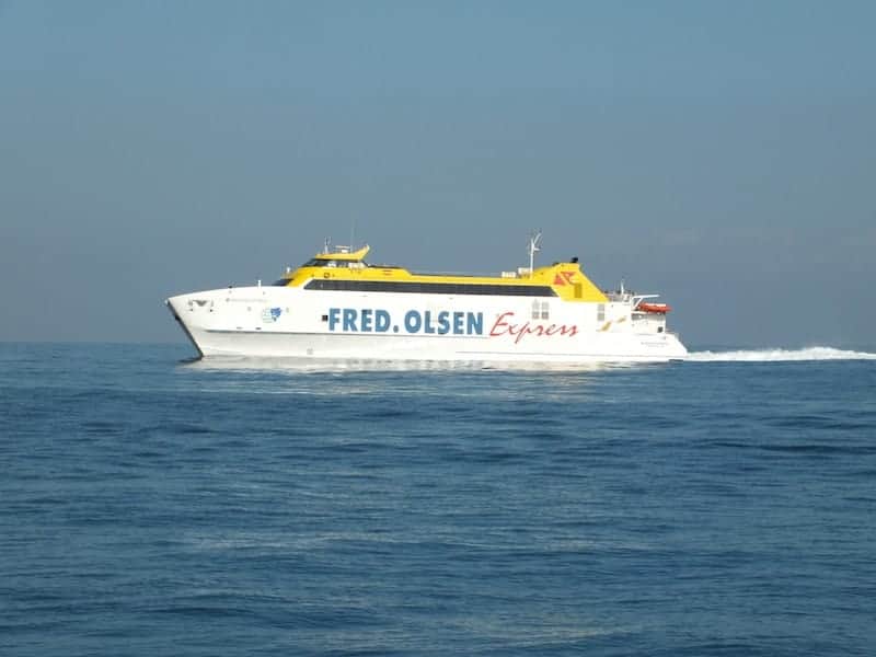 Fred Olsen a Fuerteventura desde Lanzarote 