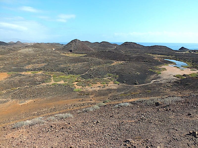 Vistas de la isla de lobos