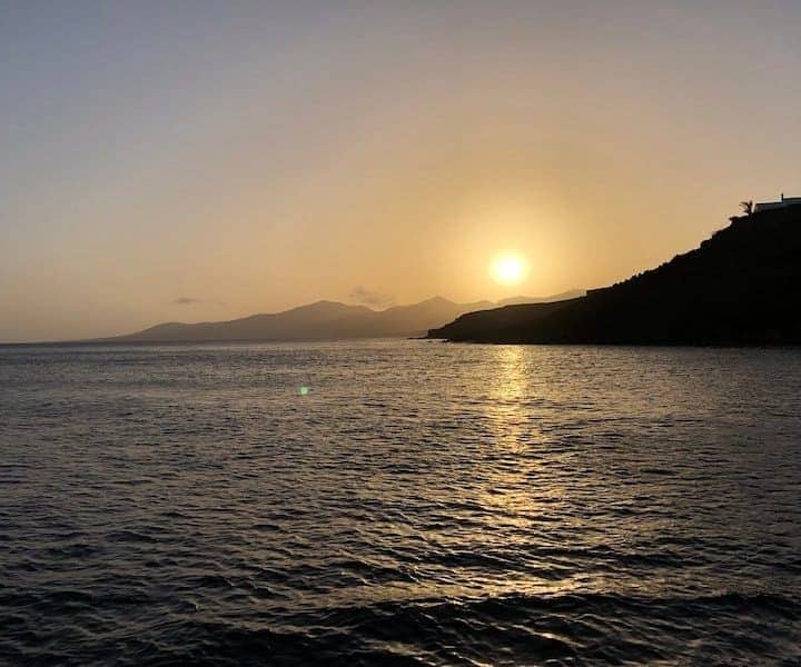 Sunset lanzarote puerto del carmen