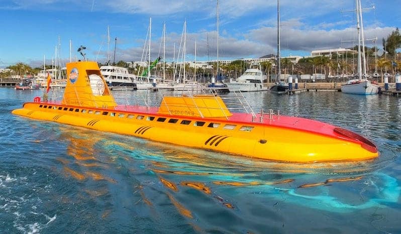 Submarino amarillo Lanzarote