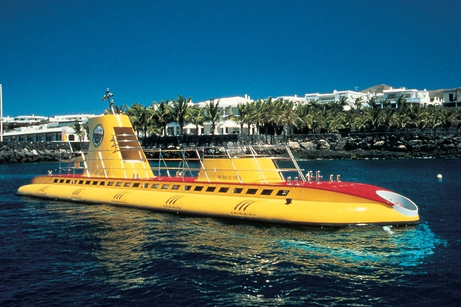 Yellow submarine trip Lanzarote