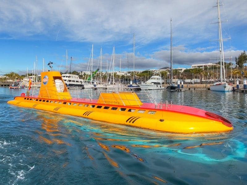 Yellow Submarine tour Lanzarote