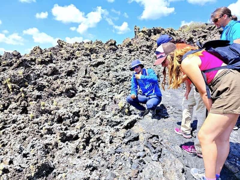 hiking Timanfaya National Park