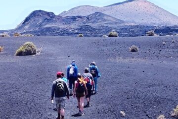 Senderismo caminata volcanes