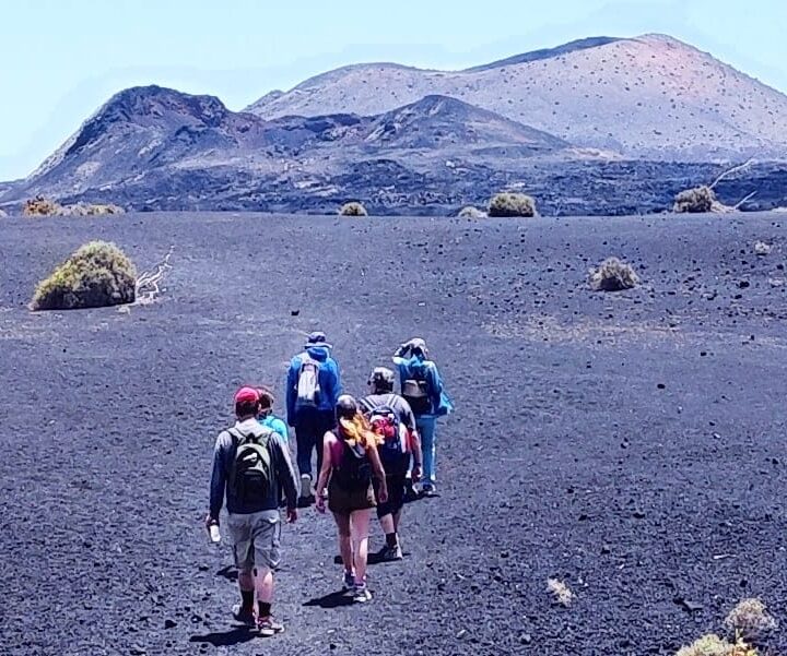 Senderismo caminata volcanes