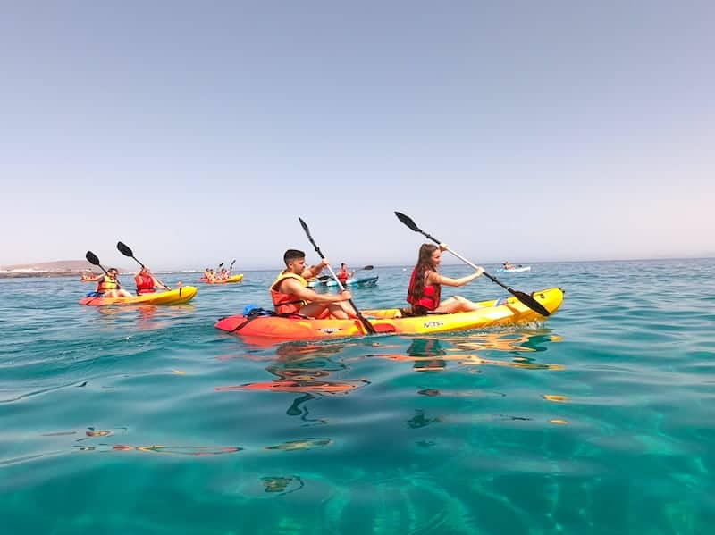 Kayaking in Lanzarote