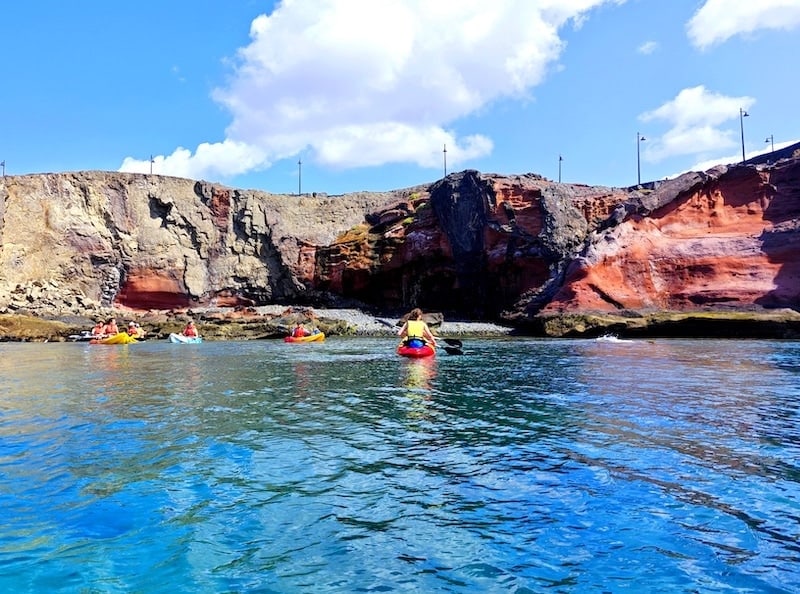 kayak tour Playa Blanca