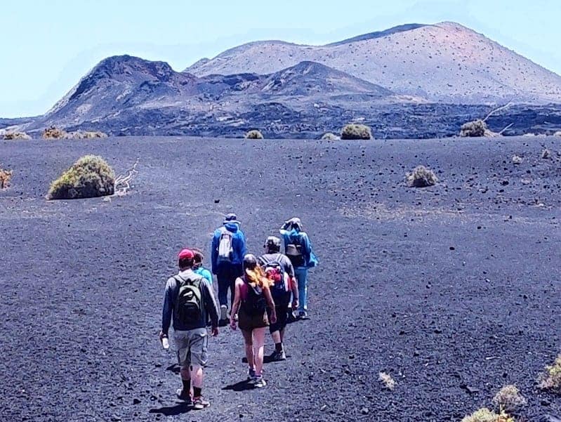 Wanderweg durch den Parque de los Volcanes