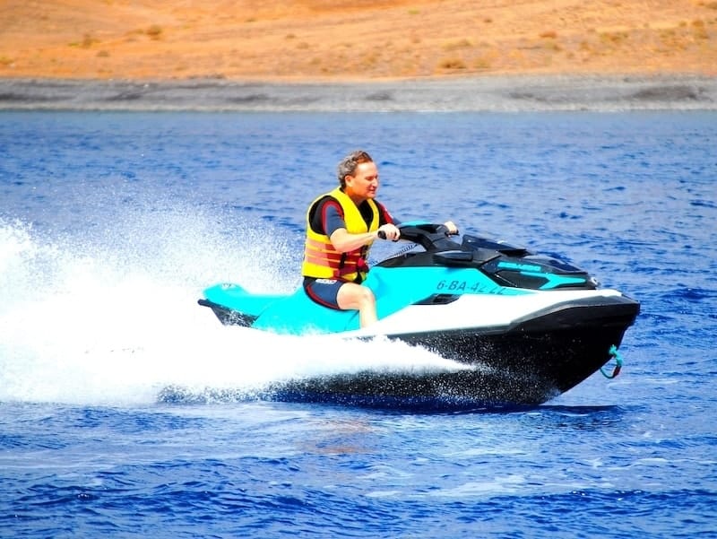 Excursion en moto de agua en Lanzarote