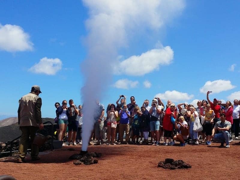 Excursiones en autobús en Lanzarote - Parque Nacional de Timanfaya